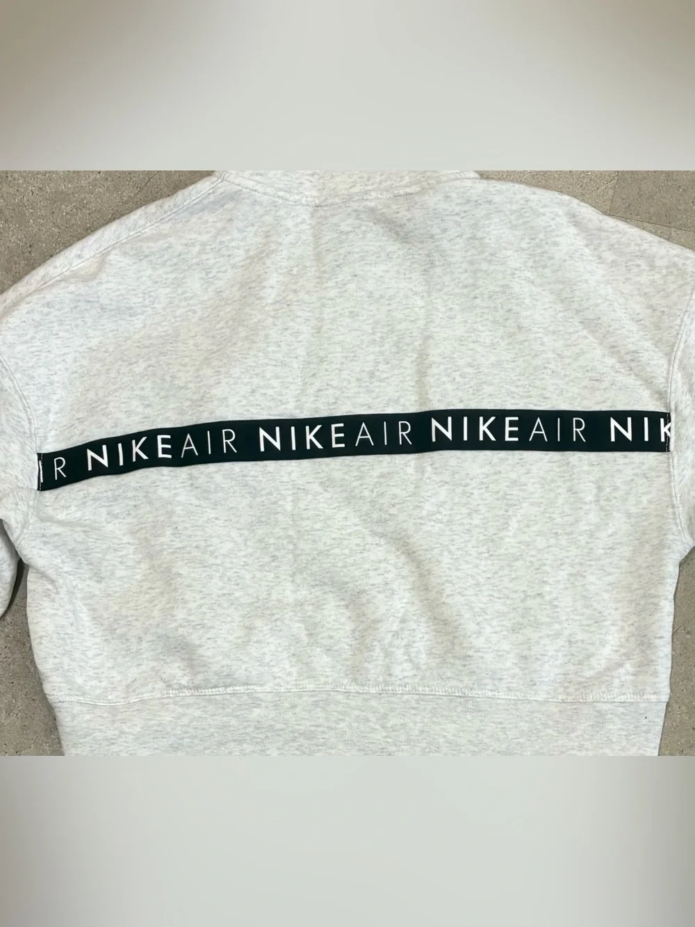 Women’s NIKE Oversized Cropped Sweatshirt & High Waist Leggings, sz Medium